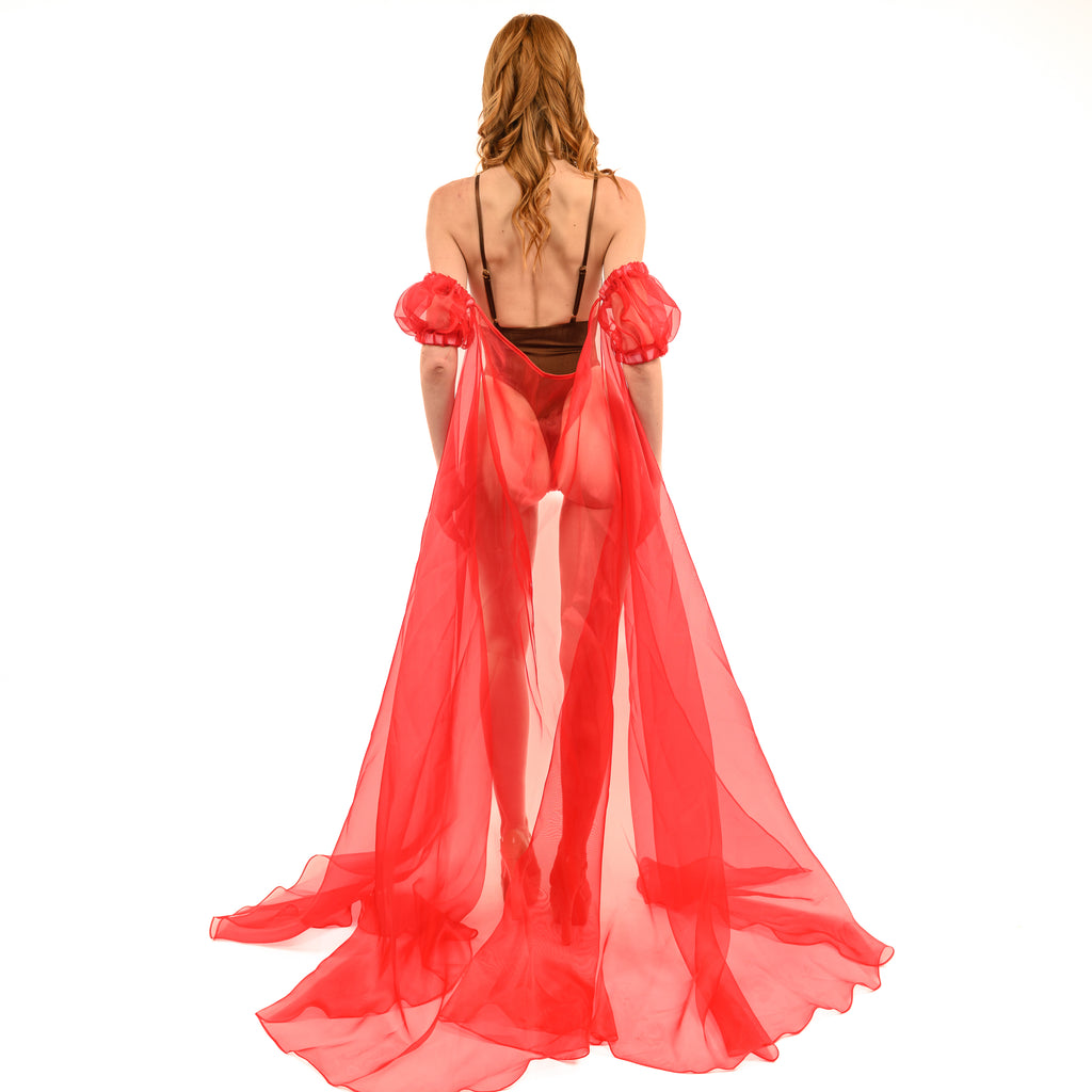 Scarlet Siren Swim Cape